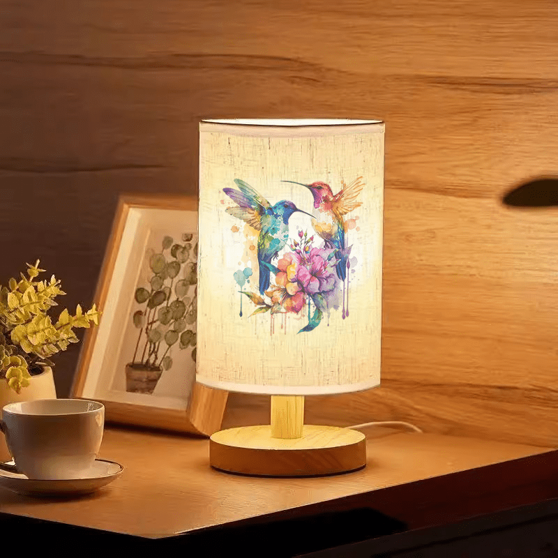 Kolibrier Trælamp