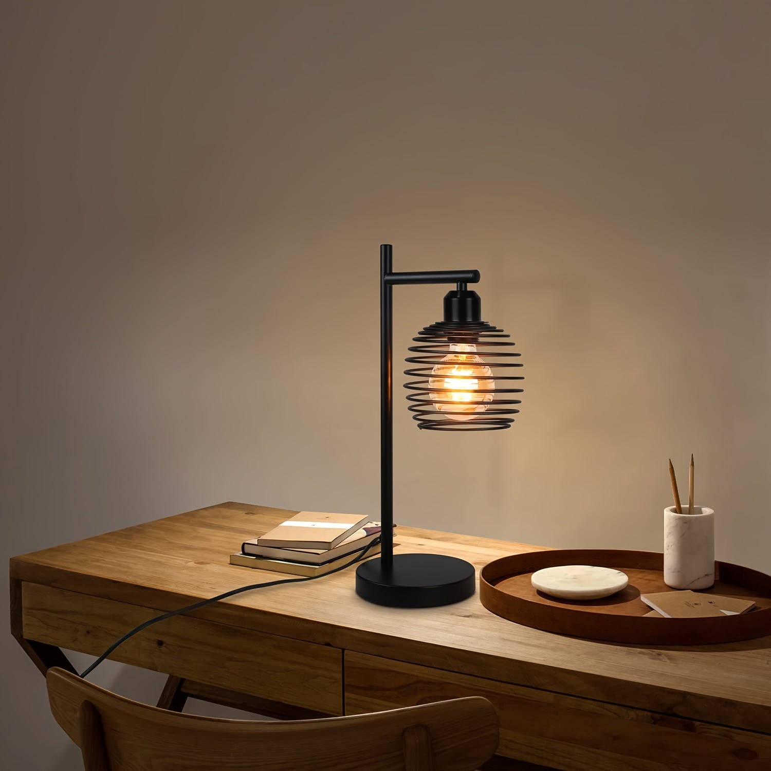 Aurora Træ Lampe – Træ møder nordisk aura