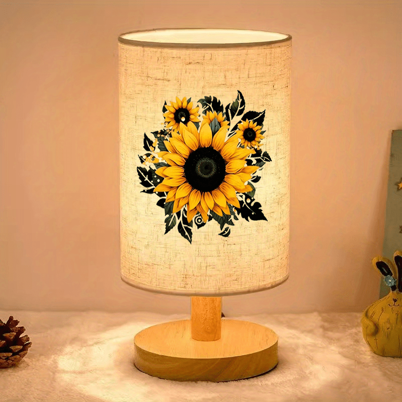 Solsikke Trælamp