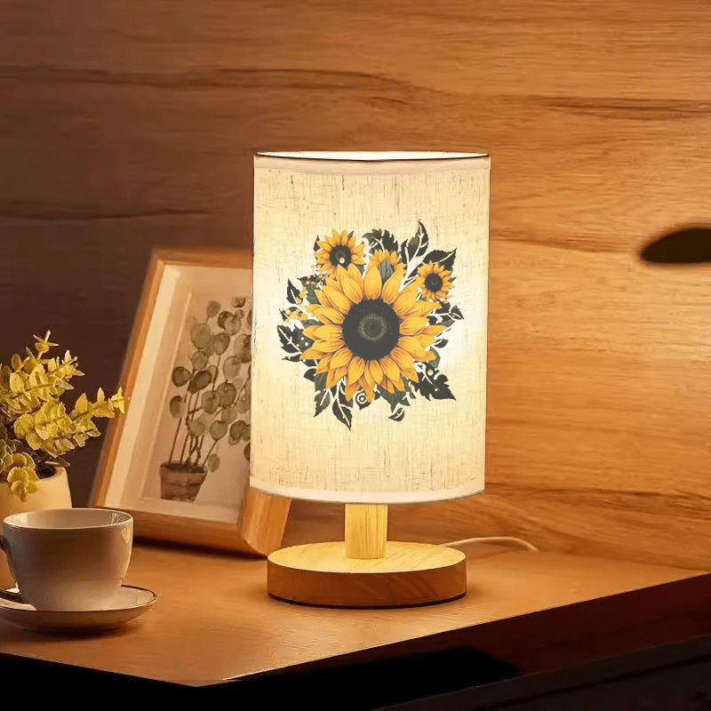 Solsikke Trælamp
