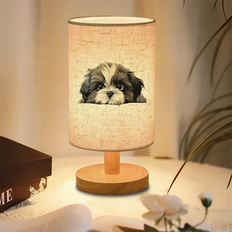 Hundehvalp Trælamp