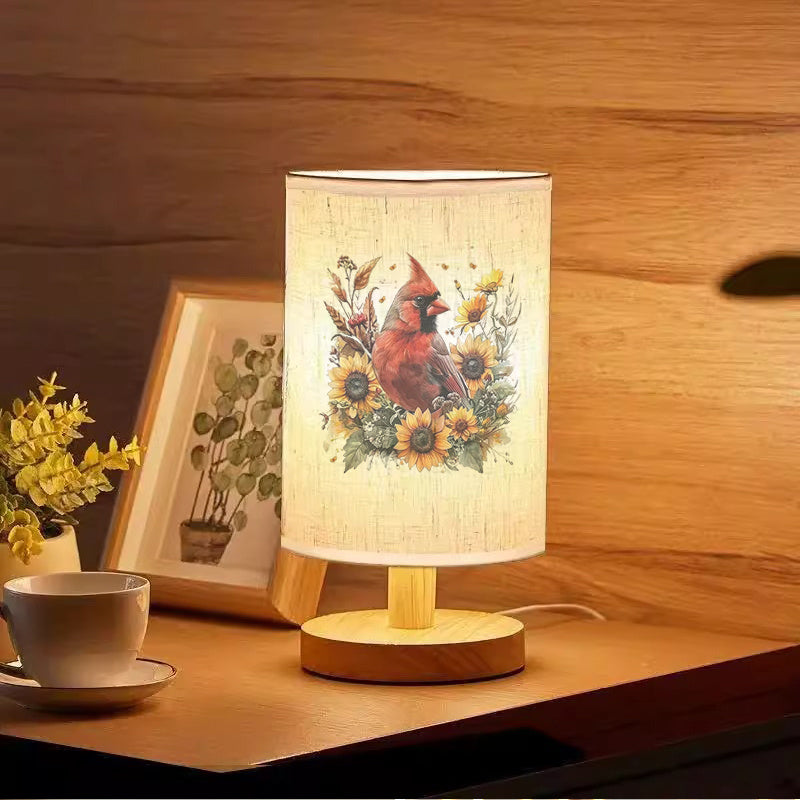 Kardinalfugl Trælamp