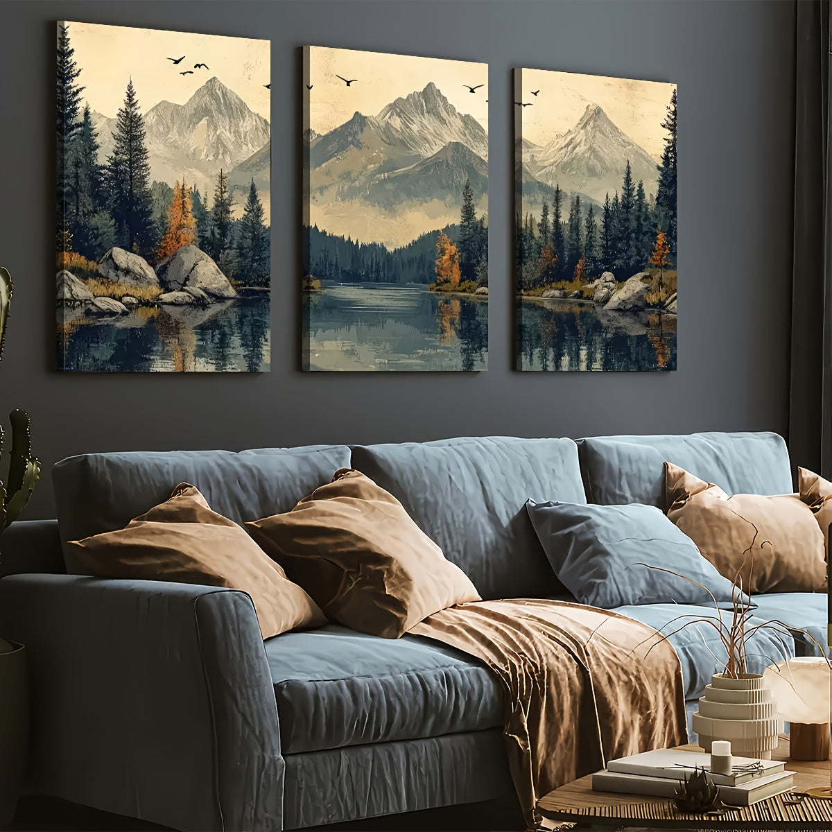 Moderne Natur Canvas Sæt