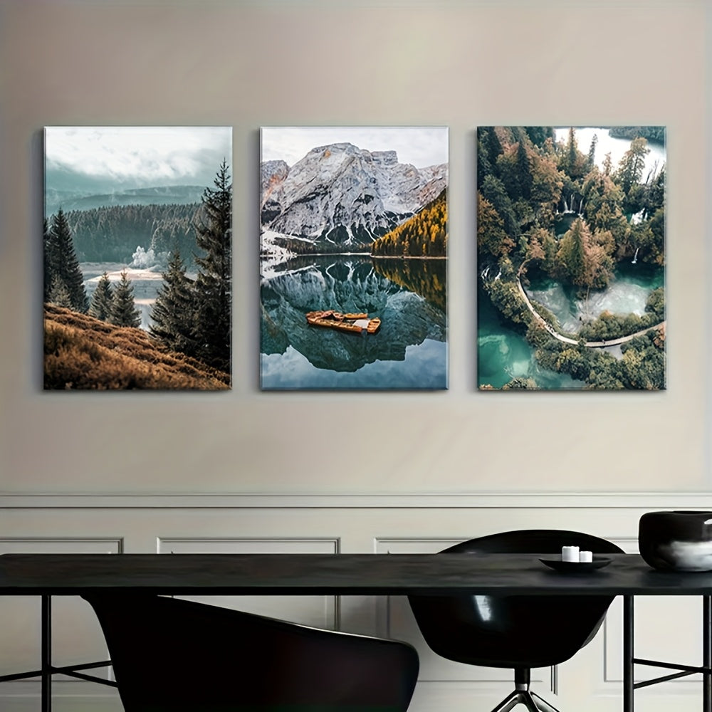 Nordisk Landskab Canvas Sæt