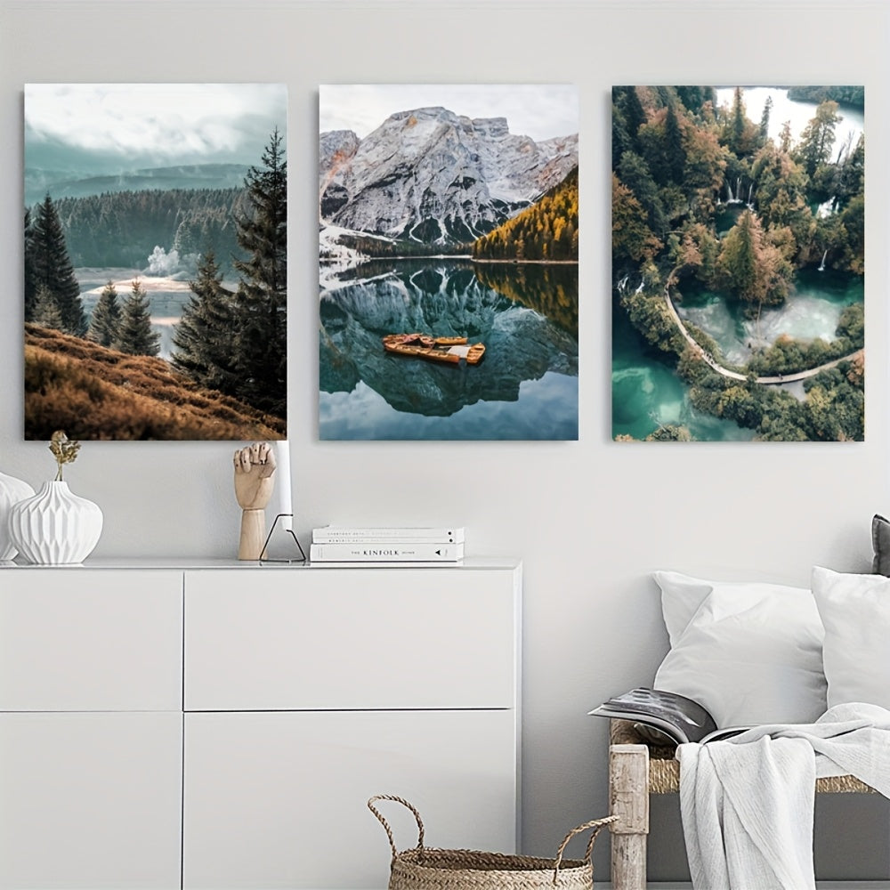 Nordisk Landskab Canvas Sæt