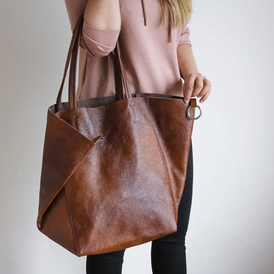 Hazel™ | Tidless Leather Bag