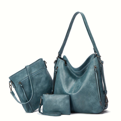 Amelia™ | Retro Leather Tote Bag