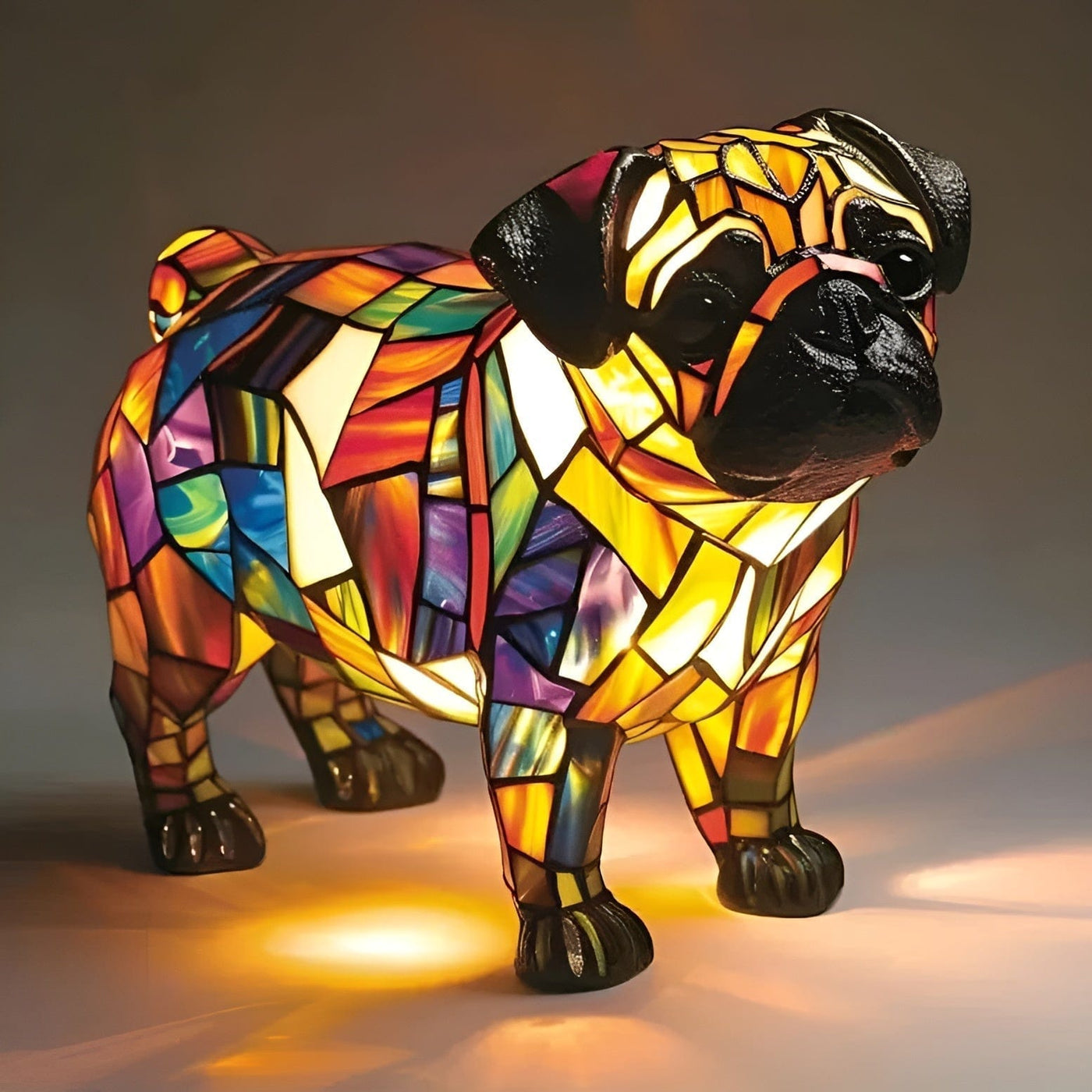 Animal Glow™ | Handcrafted Stained Glass Lamp