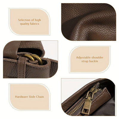 Evelyn™ | Stort Læder Tote Bag