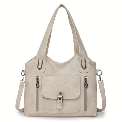 Pearl™ | Vintage Leather Tote Bag