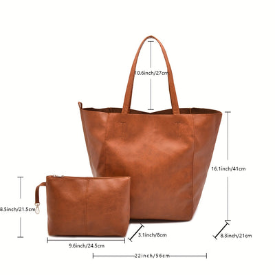 Hazel™ | Tidless Leather Bag