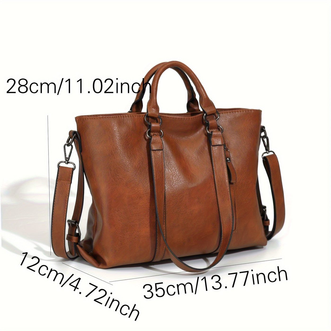 Catherine™ | Contemporary Leather Tote Bag