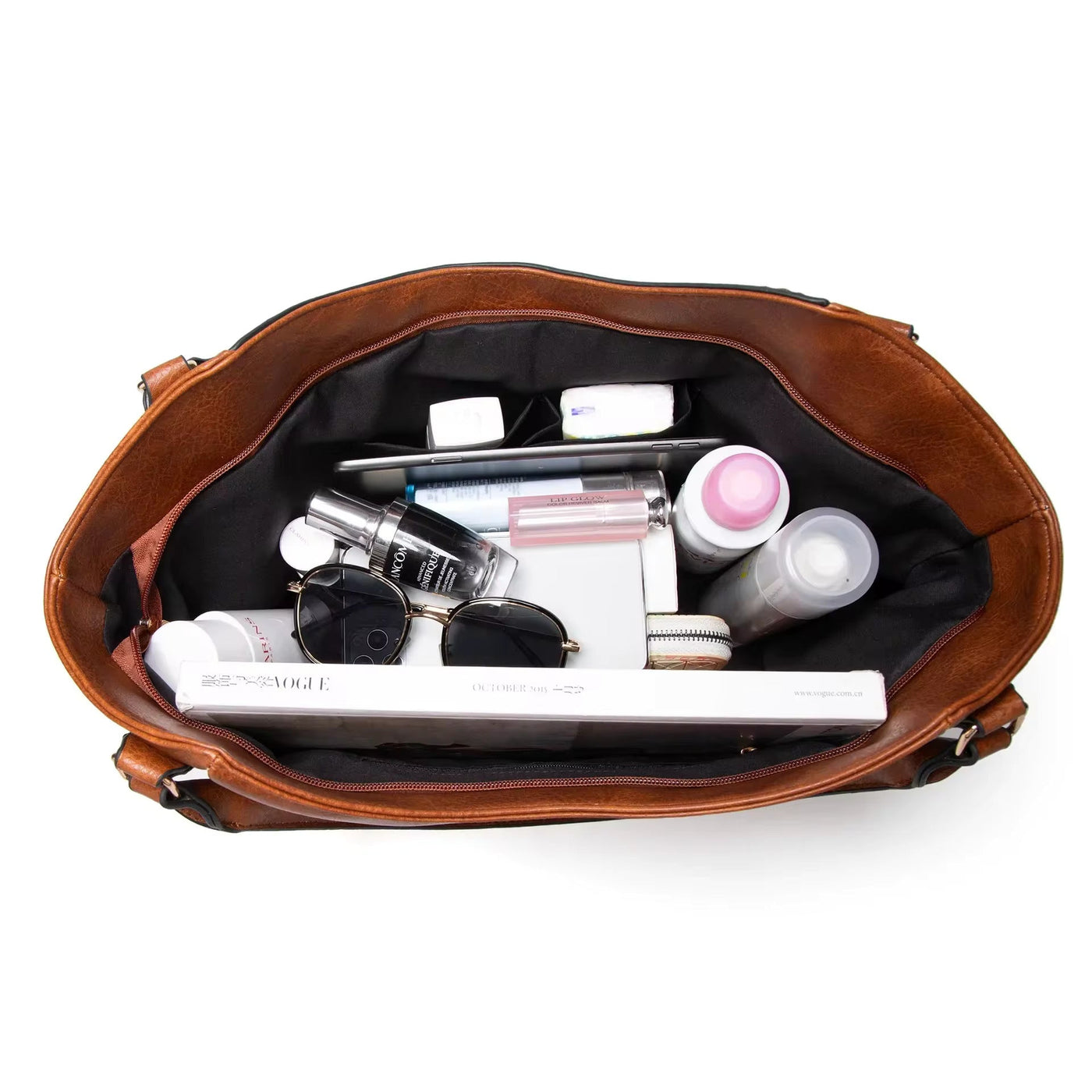 Elise™ | Tidless Leather Bag