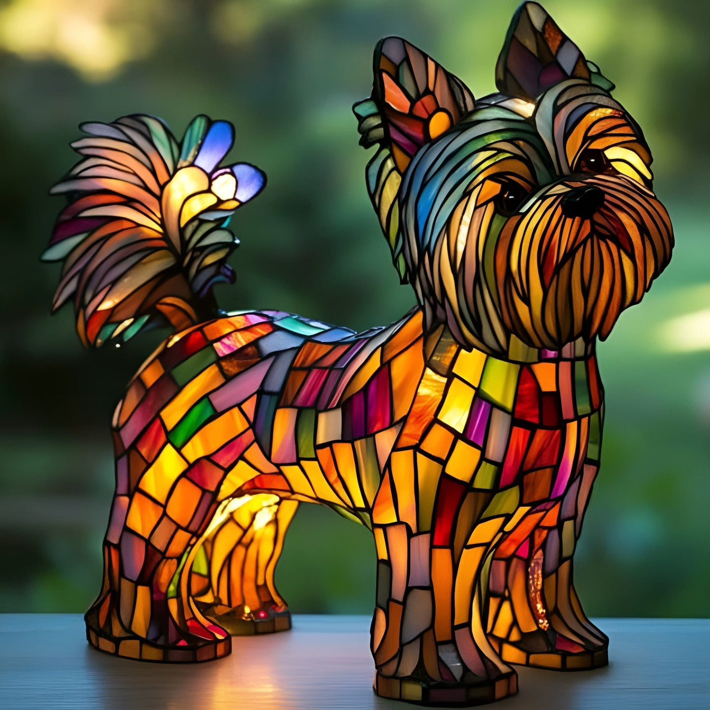 Animal Glow™ | Handcrafted Stained Glass Lamp