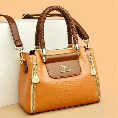 Avelina™ | Luksuriøs Taske i Vegansk Læder