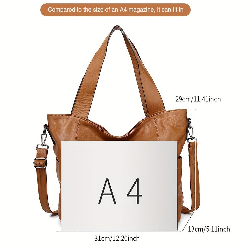 Eleanor™ | Vintage Leather Tote Bag