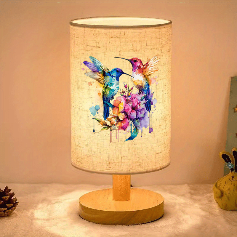 Kolibrier Trælamp