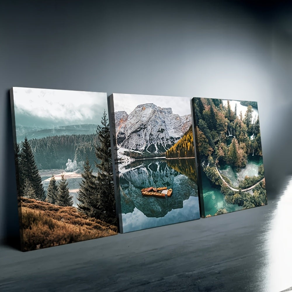 Nordisk Landskab Canvas Sæt